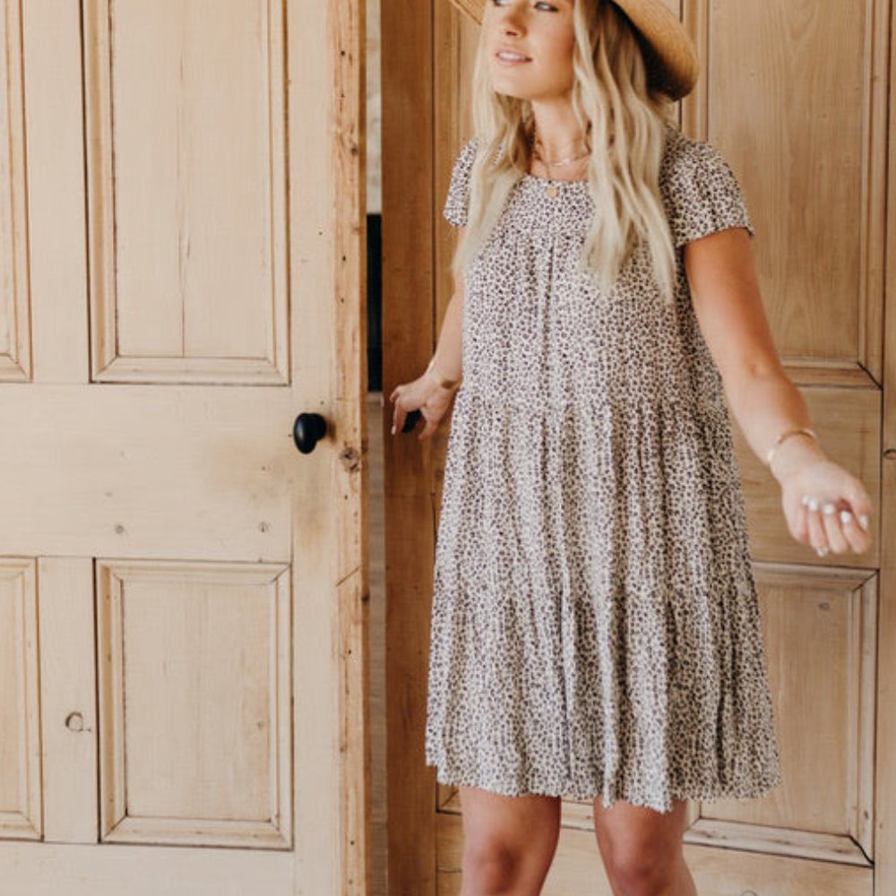 Carly Jean Los Angeles Patterned Dress